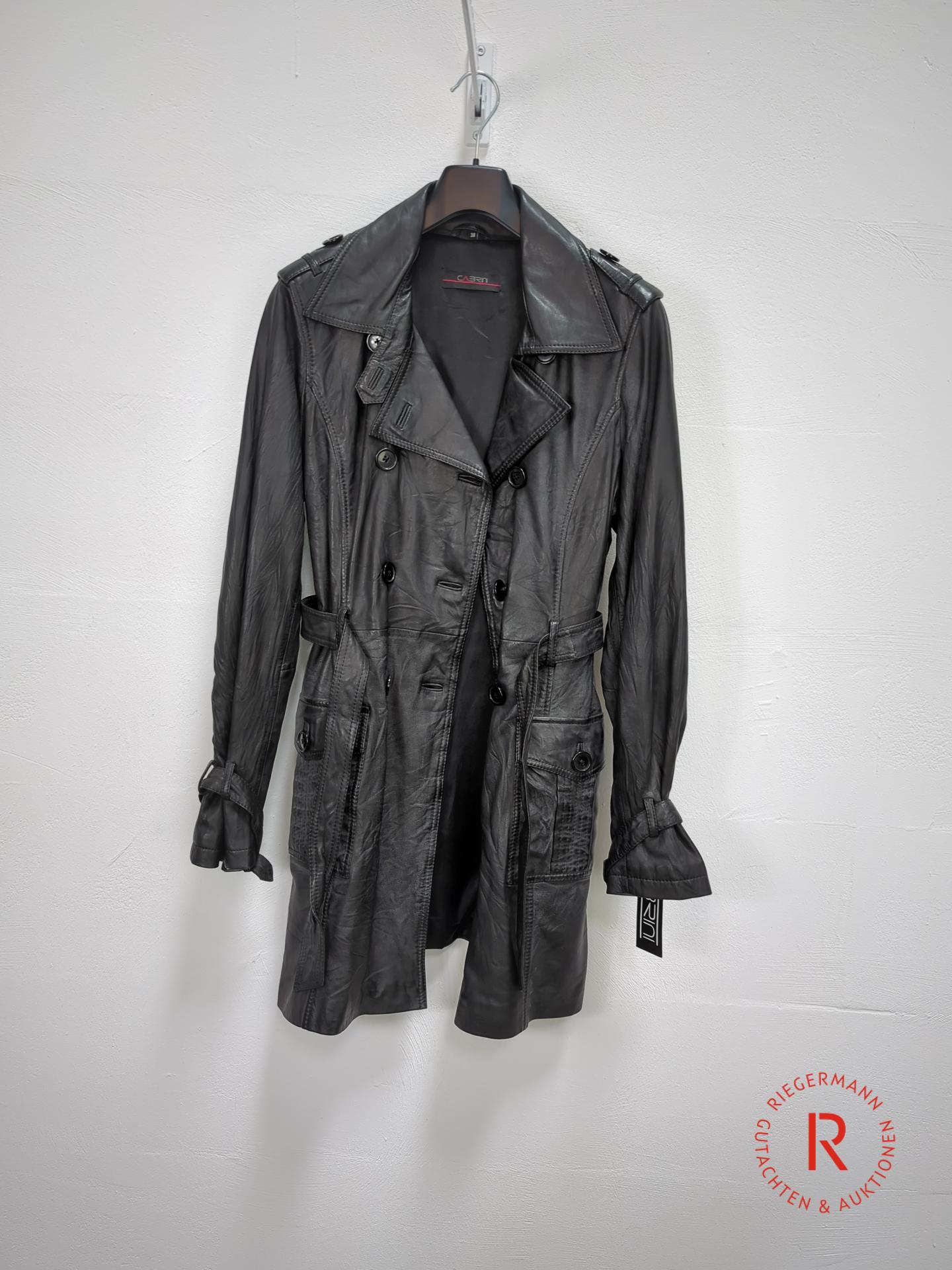 DAMEN LEDERMANTEL GRÖSSE 38